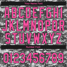 Load image into Gallery viewer, Custom Camo Pink-Black 3D Pink Ribbon Breast Cancer Awareness Month Women Health Care Support Authentic Baseball Jersey