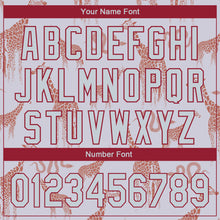 Load image into Gallery viewer, Custom Gray Silver-Cardinal 3D Pattern Design Giraffe And Snake Authentic Baseball Jersey