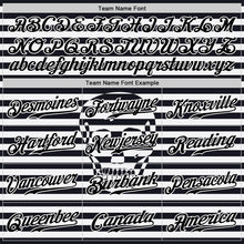 Load image into Gallery viewer, Custom White Black 3D Skull Fashion Authentic Baseball Jersey