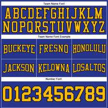 Load image into Gallery viewer, Custom Stitched Royal Gold-Black 3D Skull Fashion Sports Pullover Sweatshirt Hoodie