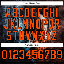 Load image into Gallery viewer, Custom Stitched Black Orange 3D Skull Fashion Sports Pullover Sweatshirt Hoodie