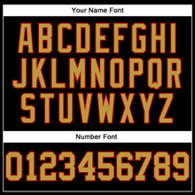 Load image into Gallery viewer, Custom Stitched Black Old Gold-Red 3D Skull Fashion Sports Pullover Sweatshirt Hoodie