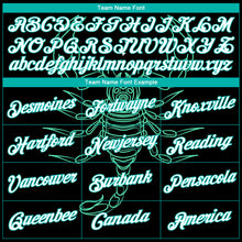 Load image into Gallery viewer, Custom Stitched Black White-Aqua 3D Pattern Design Scorpio Sports Pullover Sweatshirt Hoodie