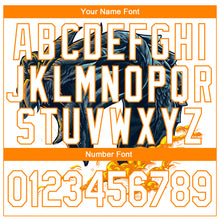 Load image into Gallery viewer, Custom Stitched White Bay Orange 3D Pattern Design Fire Dragon Sports Pullover Sweatshirt Hoodie