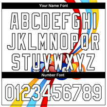 Load image into Gallery viewer, Custom White Black 3D Pattern Design Billiards Authentic Baseball Jersey