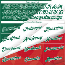 Load image into Gallery viewer, Custom Red White-Kelly Green 3D Mexico Performance T-Shirt
