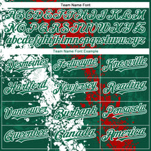 Load image into Gallery viewer, Custom Kelly Green Red-White 3D Mexico Authentic Baseball Jersey