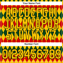 Load image into Gallery viewer, Custom Stitched Black Yellow 3D Pattern Design Black History Month Sports Pullover Sweatshirt Hoodie