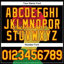 Load image into Gallery viewer, Custom Stitched Black Yellow-Red 3D Pattern Design Black History Month Sports Pullover Sweatshirt Hoodie