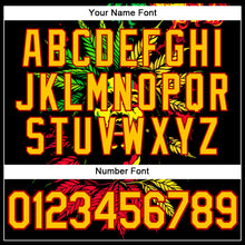 Load image into Gallery viewer, Custom Stitched Black Yellow-Red 3D Pattern Design Black History Month Sports Pullover Sweatshirt Hoodie