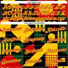 Load image into Gallery viewer, Custom Stitched Black Yellow-Red 3D Pattern Design Black History Month Sports Pullover Sweatshirt Hoodie