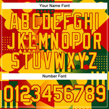 Load image into Gallery viewer, Custom Stitched Black Yellow-Red 3D Pattern Design Black History Month Sports Pullover Sweatshirt Hoodie