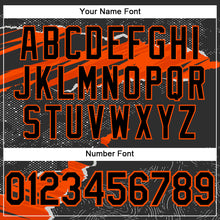 Load image into Gallery viewer, Custom Stitched Black Orange 3D Pattern Design Torn Paper Style Sports Pullover Sweatshirt Hoodie