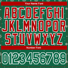 Load image into Gallery viewer, Custom Stitched Kelly Green Red-White Christmas 3D Sports Pullover Sweatshirt Hoodie