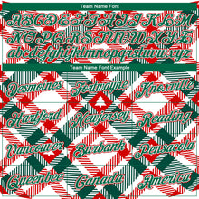 Load image into Gallery viewer, Custom Stitched White Kelly Green-Red Christmas Tree 3D Sports Pullover Sweatshirt Hoodie
