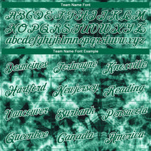 Load image into Gallery viewer, Custom Stitched Tie Dye Kelly Green-White 3D Abstract Shibori Style Sports Pullover Sweatshirt Hoodie