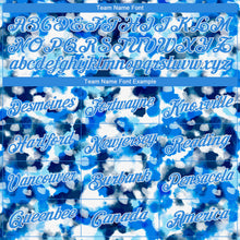 Load image into Gallery viewer, Custom Stitched Tie Dye Powder Blue-White 3D Abstract Watercolor Sports Pullover Sweatshirt Hoodie