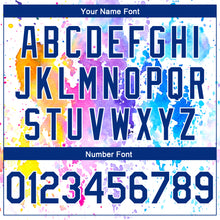 Load image into Gallery viewer, Custom White Royal 3D Pattern Design Watercolor Splash Authentic Basketball Jersey