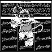 Load image into Gallery viewer, Custom Black White 3D Pattern Design Astronaut Authentic Basketball Jersey