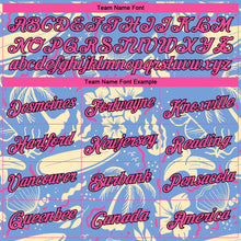 Load image into Gallery viewer, Custom Light Blue Pink-Black 3D Pattern Tropical Hawaii Trees Authentic Basketball Jersey