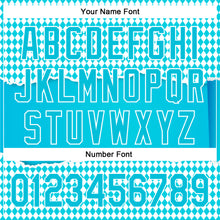 Load image into Gallery viewer, Custom Lakes Blue White 3D Pattern Design Oktoberfest Authentic Baseball Jersey