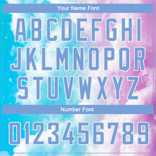 Load image into Gallery viewer, Custom White Light Blue-Purple 3D Pattern Design Sky With Clouds Watercolor Style Authentic Basketball Jersey