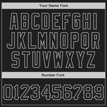 Load image into Gallery viewer, Custom Graffiti Pattern Black Purple-Gray 3D Scratch Authentic Baseball Jersey