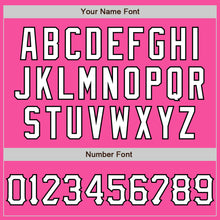 Load image into Gallery viewer, Custom Graffiti Pattern Pink Light Blue-Black 3D Scratch Authentic Baseball Jersey