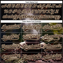 Load image into Gallery viewer, Custom Black Brown Cream 3D Pattern Design International Coffee Day Authentic Baseball Jersey