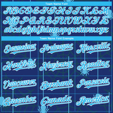 Load image into Gallery viewer, Custom Royal Sky Blue-White 3D Pattern Design Spider Web Authentic Baseball Jersey