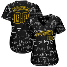 Load image into Gallery viewer, Custom 3D Pattern Design Math Authentic Baseball Jersey