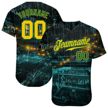 Load image into Gallery viewer, Custom 3D Pattern Design Math Authentic Baseball Jersey