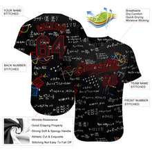 Load image into Gallery viewer, Custom 3D Pattern Design Math Authentic Baseball Jersey