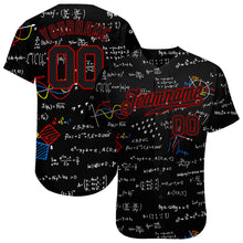 Load image into Gallery viewer, Custom 3D Pattern Design Math Authentic Baseball Jersey