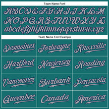 Load image into Gallery viewer, Custom Aqua Gray-Navy Authentic Sleeveless Baseball Jersey