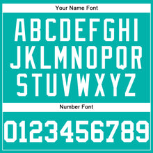 Load image into Gallery viewer, Custom Aqua White Authentic Baseball Jersey