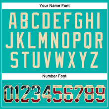 Load image into Gallery viewer, Custom Aqua Vintage USA Flag-City Cream Performance T-Shirt