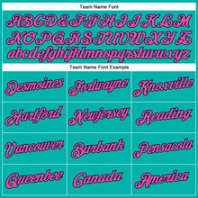 Load image into Gallery viewer, Custom Aqua Pink-Navy Performance T-Shirt