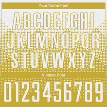 Load image into Gallery viewer, Custom Old Gold White Round Neck Sublimation Basketball Suit Jersey