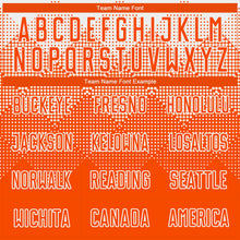 Load image into Gallery viewer, Custom White Orange Round Neck Sublimation Basketball Suit Jersey