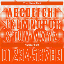 Load image into Gallery viewer, Custom White Orange Round Neck Sublimation Basketball Suit Jersey