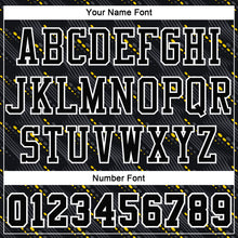 Load image into Gallery viewer, Custom Black Gold-White Round Neck Sublimation Basketball Suit Jersey