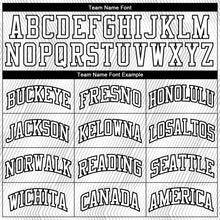 Load image into Gallery viewer, Custom Gray White-Black Round Neck Sublimation Basketball Suit Jersey