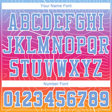 Load image into Gallery viewer, Custom Gold Light Blue-White Round Neck Sublimation Basketball Suit Jersey