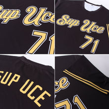 Load image into Gallery viewer, Custom Black Gold-White Performance T-Shirt