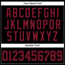 Load image into Gallery viewer, Custom Black Crimson Authentic Baseball Jersey