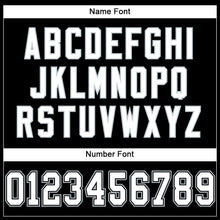 Load image into Gallery viewer, Custom Black White-Silver Mesh Authentic Football Jersey