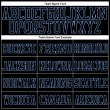 Load image into Gallery viewer, Custom Black Black-Orange Mesh Authentic Football Jersey