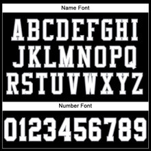 Load image into Gallery viewer, Custom Black White-Gray Mesh Authentic Football Jersey