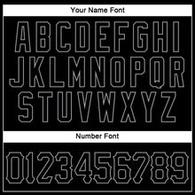 Load image into Gallery viewer, Custom Black Black-Gray Authentic Sleeveless Baseball Jersey